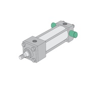 NUMATICS/AVENTICS NFPA CYLINDER A SERIES 1 1/2" BORE 5" STROKE, CAP TRUNNION, MAGNET